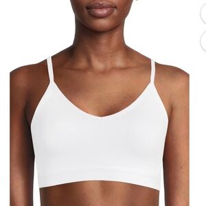 Athletic Works Racerback Sports Bra in White